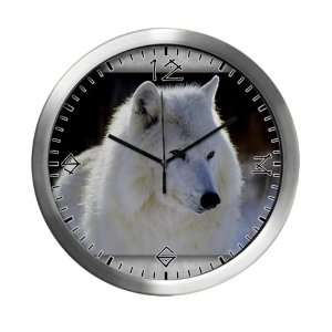  Modern Wall Clock Arctic White Wolf 