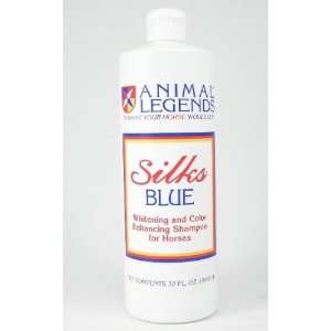 Animal Legends Silks BLUE Whitening Horse Shampoo   32 oz  
