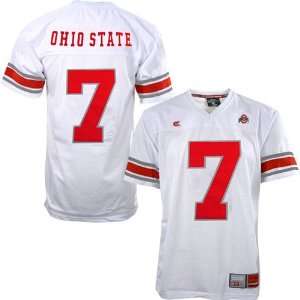   Ohio State Buckeyes #7 White Official Zone Jersey