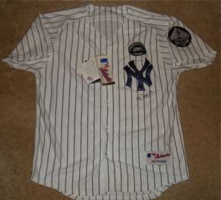 NICK SWISHER AUTOGRAPHED JERSEY (YANKEES) W/ PROOF  