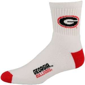  Georgia Pair of White Athletic Socks
