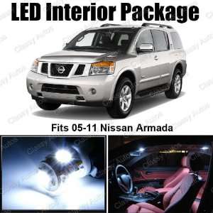 Nissan Armada White Interior LED Package (12 Pieces)
