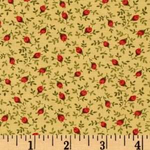  44 Wide Moda Charlevoix Rosebuds Sunshine Fabric By The 