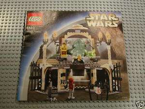 LEGO Star Wars INSTRUCTION MANUAL 4480 Jabbas Palace  