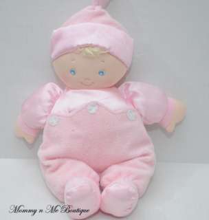 Baby Gund Pink Satin Dolly Baby Doll Bear 58061  