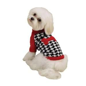  Dog Houndstooth Sweater X Large