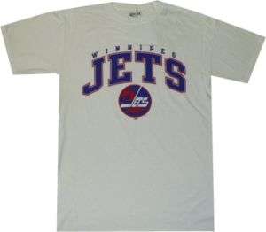 Winnipeg Jets Throwback T Shirt jersey ARCH WHT Small  