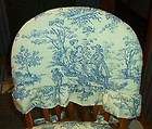 Shabby Cottage French Country Chair Back Slip Cover / T