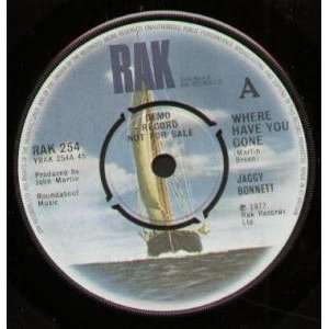  WHERE HAVE YOU GONE 7 INCH (7 VINYL 45) UK RAK 1977 