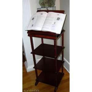  Bookstand with Shelves ~ Lectern   Podium