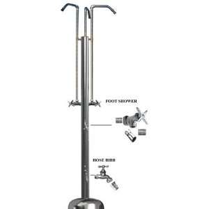    3400 4X CHV Free Standing Cold Water   Four Shower