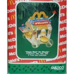  McDonalds Happy Meal On Wheels Ornament
