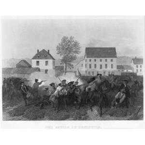  The Battle of Lexington,MA,1775,Horseback,soldiers