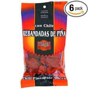 Mucho Sabor Pineapple Con Chile, 3.75 Ounce Bags (Pack of 6)  