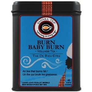 SAHARA TEA BURN BABY BURN, Pu erh Wellness Tea, known to burn fat, 80g 