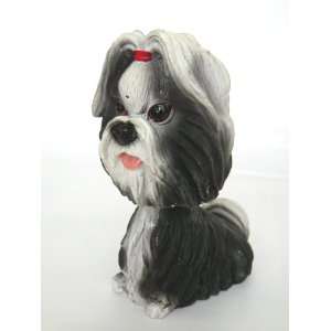 Bubblehead Dog Figurine Spring Neck Special Design w/World Wide Patent 