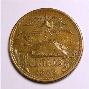  Extra Fine 1974 Mexico 20 Centavos 