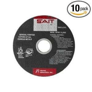 SAIT 23463 Portable Saw 5400 rpm Cut Off Wheel, 10 Pack  