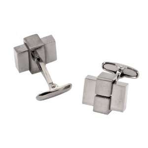 Classic Satin Polished with Gun Metal Insert Stainless Steel Executive 