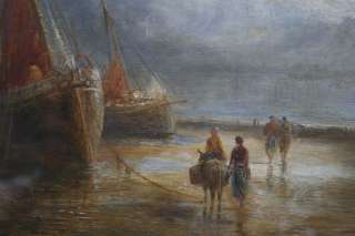 WILLIAM JOSEPH BOND 1833 1926 LIVERPOOL OIL PAINTING MARINE SEASCAPE 
