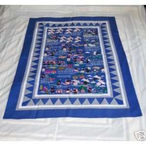  100% Handmade Quilt (wall hanging lifestyle)
