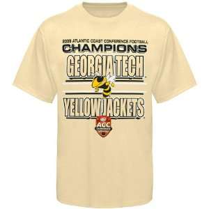   Jackets Gold 2009 ACC Champions T shirt (Medium)