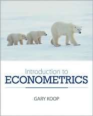   to Econometrics, (0470032707), Gary Koop, Textbooks   