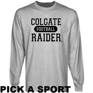  Colgate Raiders Ash Custom Sport Long Sleeve T shirt 