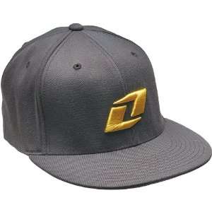 One Industries Colin Mens Flexfit Racewear Hat/Cap   Dark Shadow Grey 