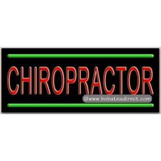 Chiropractor Neon Sign (13H x 32L x 3D)  Grocery 