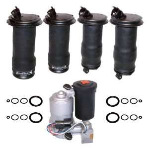  Air Ride Spring Bags and Air Suspension Compressor Kit 