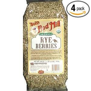 Bob?s Red Mill Rye Berries, 28 Ounce (Pack of 4)  Grocery 