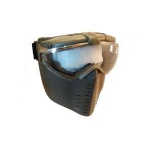  Dark Earth Battle Axe Pro Goggle Airsoft Mask W/ Electric 