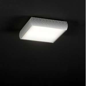 Condor Lighting F565 WH0 White Groove Contemporary / Modern Small 