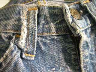 Vintage 646 bell bottom levi jeans 28x32.5 flare hippie  