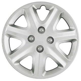 CCI IWCB8902 15S 15 Inch Clip On Silver Finish Hubcaps   Pack of 4