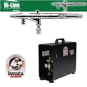  Iwata Hi Line HP AH Airbrushing System with Power Jet Air 