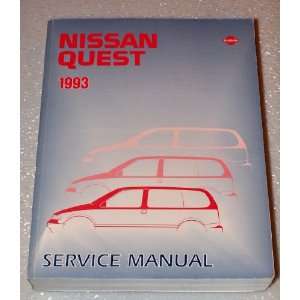  1993 Nissan Quest Factory Service Manual Automotive