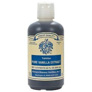 Tahitian Pure Vanilla Extract   1 bottle, 32 oz  Grocery 