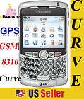 US RIM BlackBerry 8310 Curve Phone ATT Silver GRADE A  