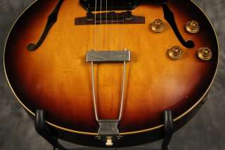 RARE 1957 Gibson ES 125 D w/2 pickups + orig BROWN case  