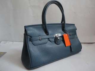 Orange Womens PU leather Shoulder Handbag Tote Bag H51  