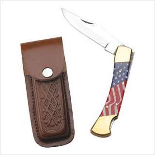 FATHERS DAY & USA VETERAN GIFT FLAG POCKET KNIFE SET  