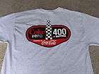 Coke Zero 400 at Daytona COCA COLA T shirt mens L NWOT GRAY
