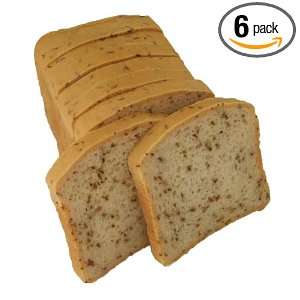 PaneRiso Foods No Rye Rye Bread, 17.64 Ounce Bags (Pack of 6)  