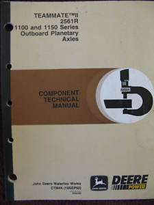 John Deere 7200 7400 7600 7700 7800 Axle Technical Repair Manual Rp 