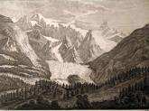 Gravure Voyage de Zurlauben, glacier Fischer Thal  