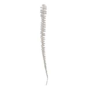  18.5 Beaded Icicle Ornament Clear (Pack of 24)