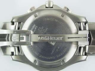 TAG Heuer Mens Calibre S Link Stainless Steel Watch  