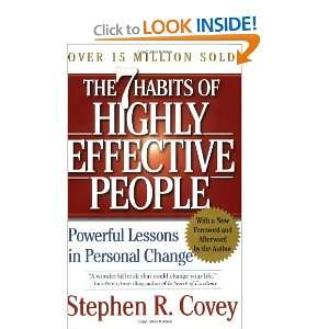    By Stephen R. Covey The 7 Habits of Highly Effective People Books